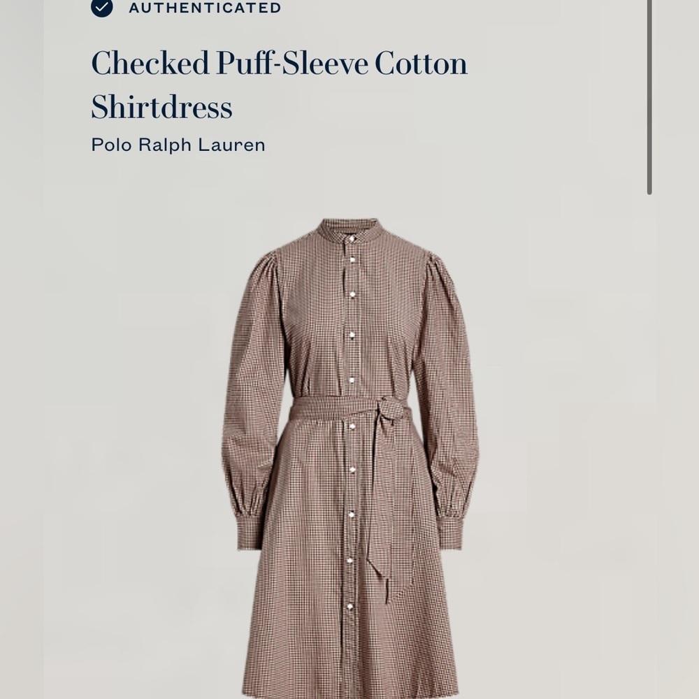 Polo Ralph Lauren check-print shirtdress - Picture 2 of 11